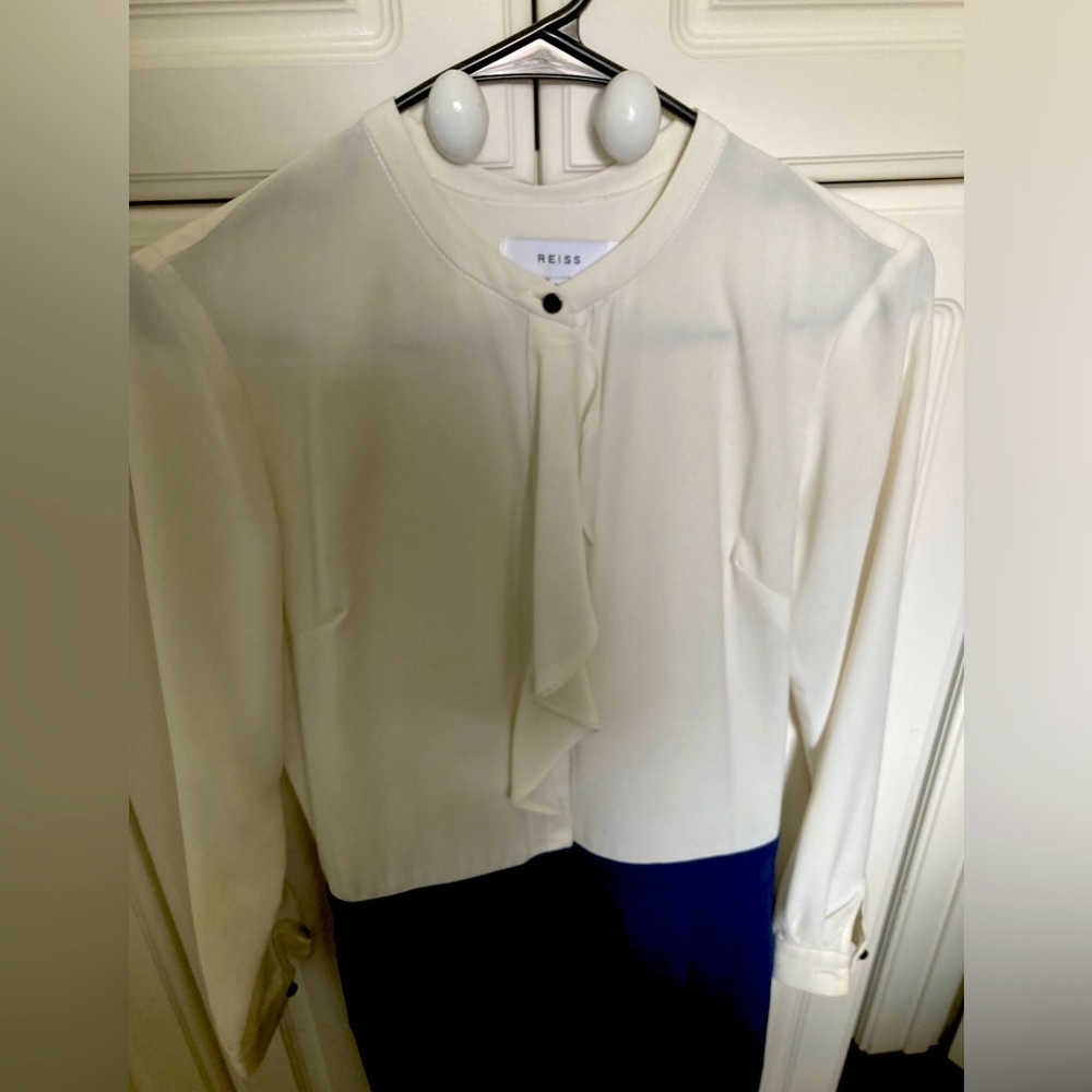 Reiss long sleeve jumpsuit size 4